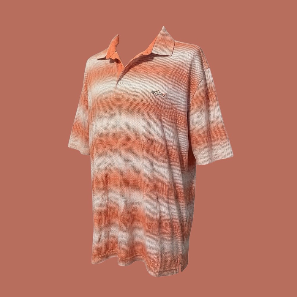 Greg Norman Collection Striped Polo